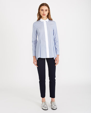 Carolyn Donnelly The Edit Asymmetric Stripe Shirt